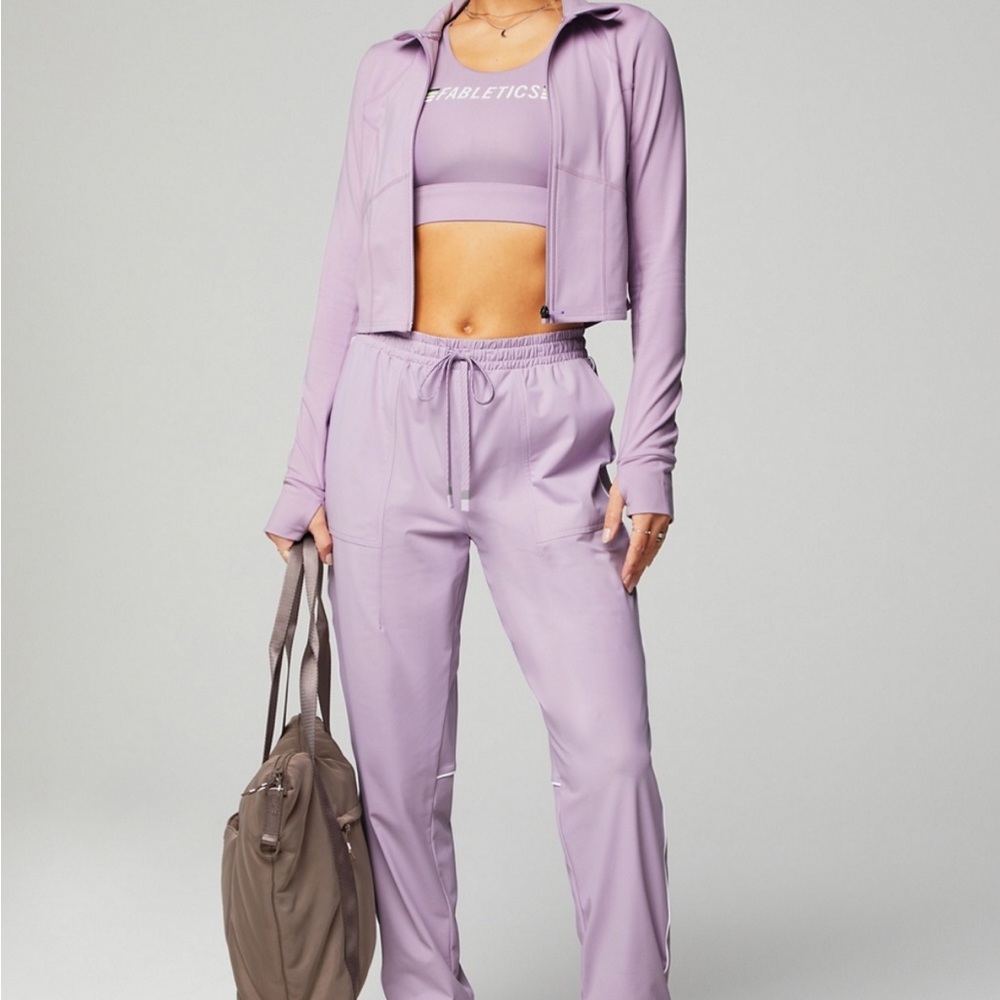 Fabletics Perfect Storm Cropped Train Jacket - Picture 3 of 10
